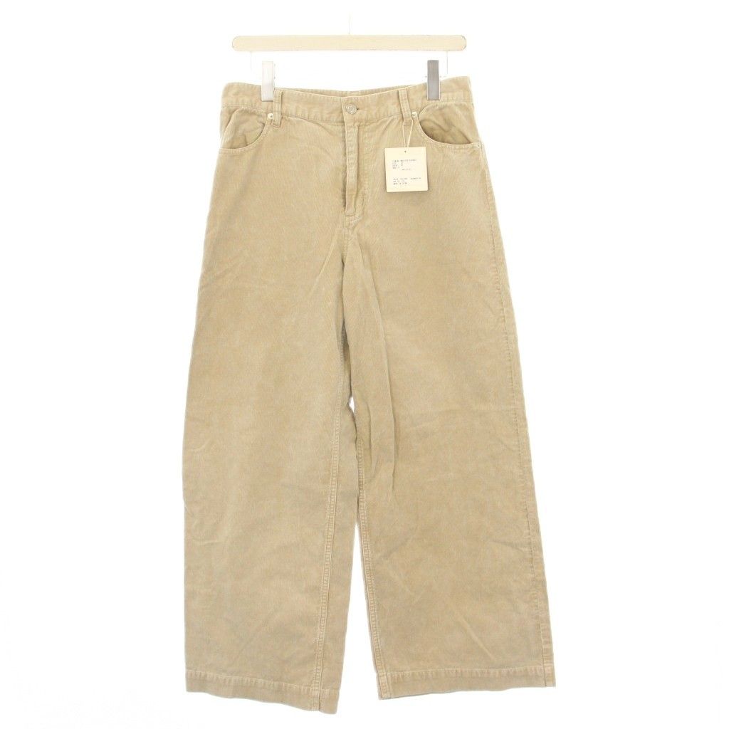 ジェミニ GEMINI 25AW コーデュロイパンツ ワイド 38 ベージュ