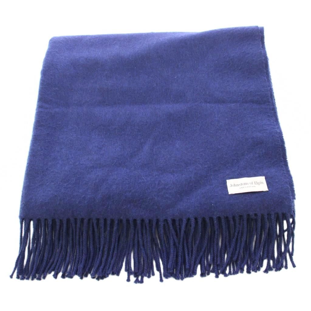 ジョンストンズオブエルガン Johnstons of Elgin マフラー フリンジ