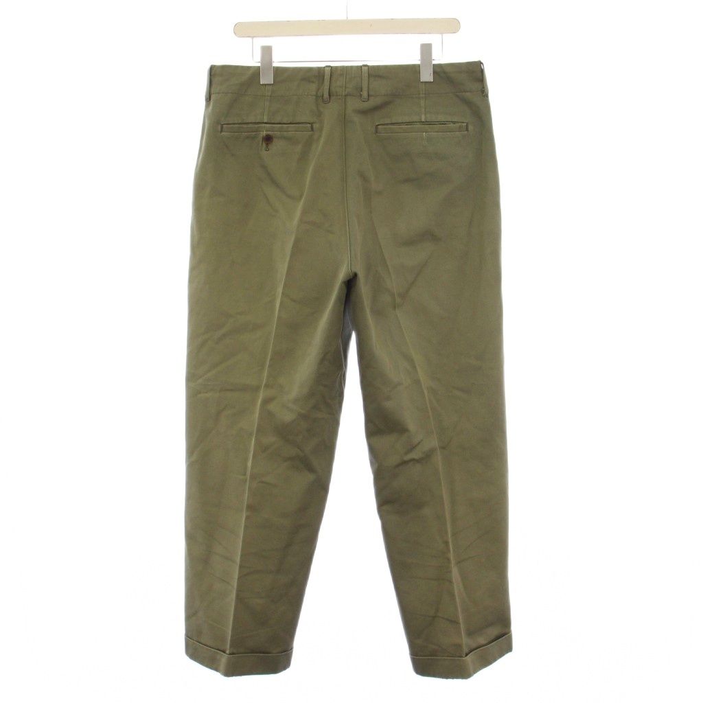 オーラリー AURALEE WASHED FINX CHINO TAPERED PANTS チノパン
