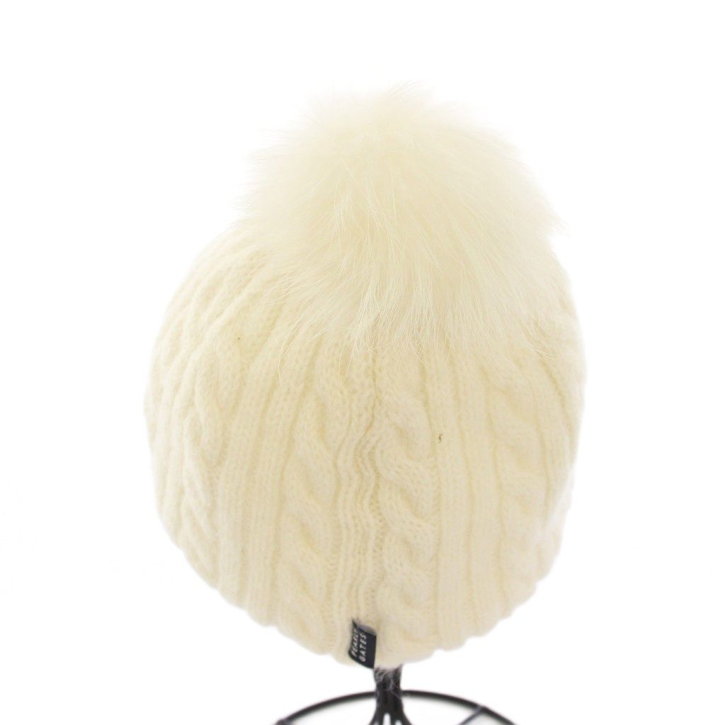 パーリーゲイツ PEARLY GATES ニット帽 キャップ ラクーンファー