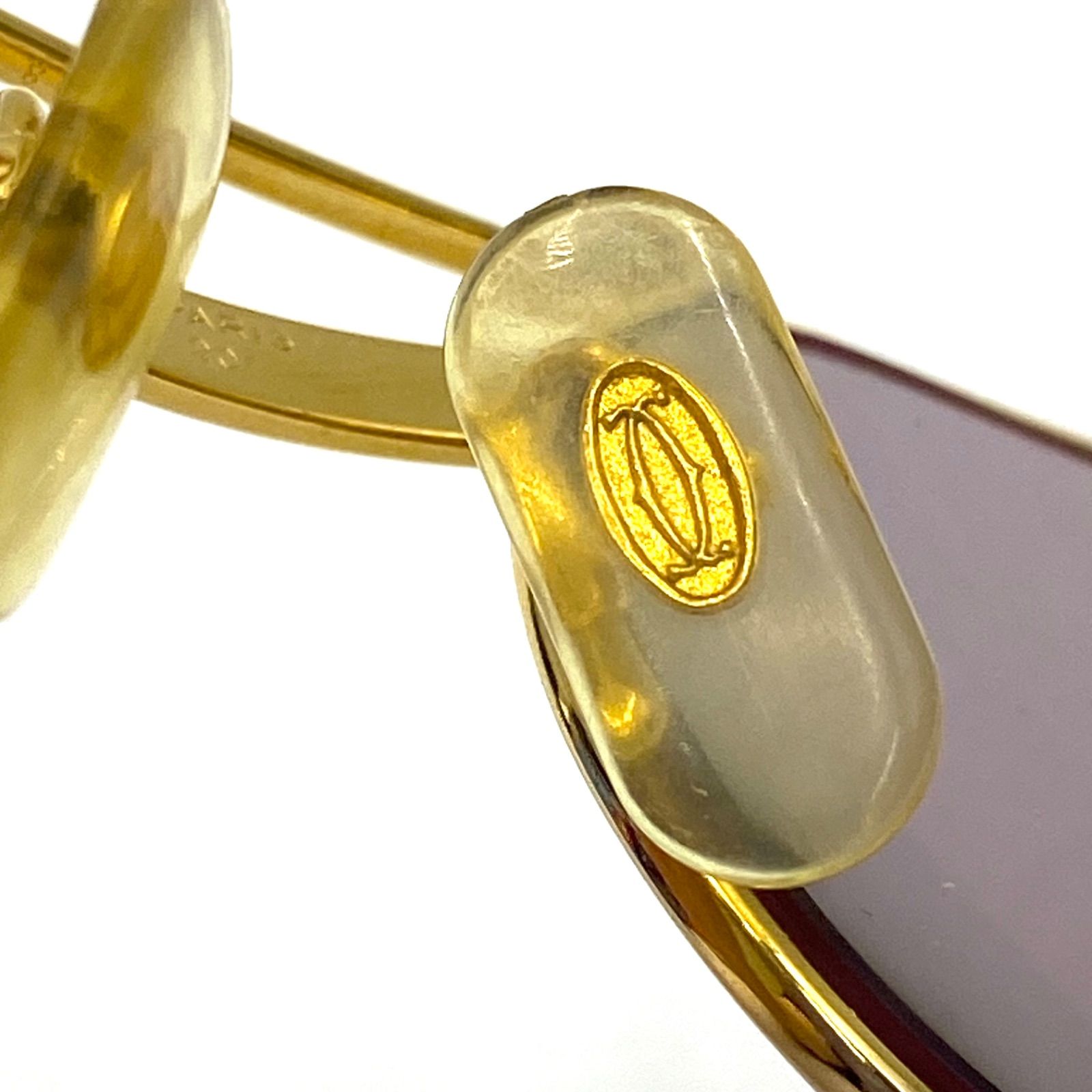 超希少 Cartier カルティエ トリニティ サングラス アイウェア 度あり 