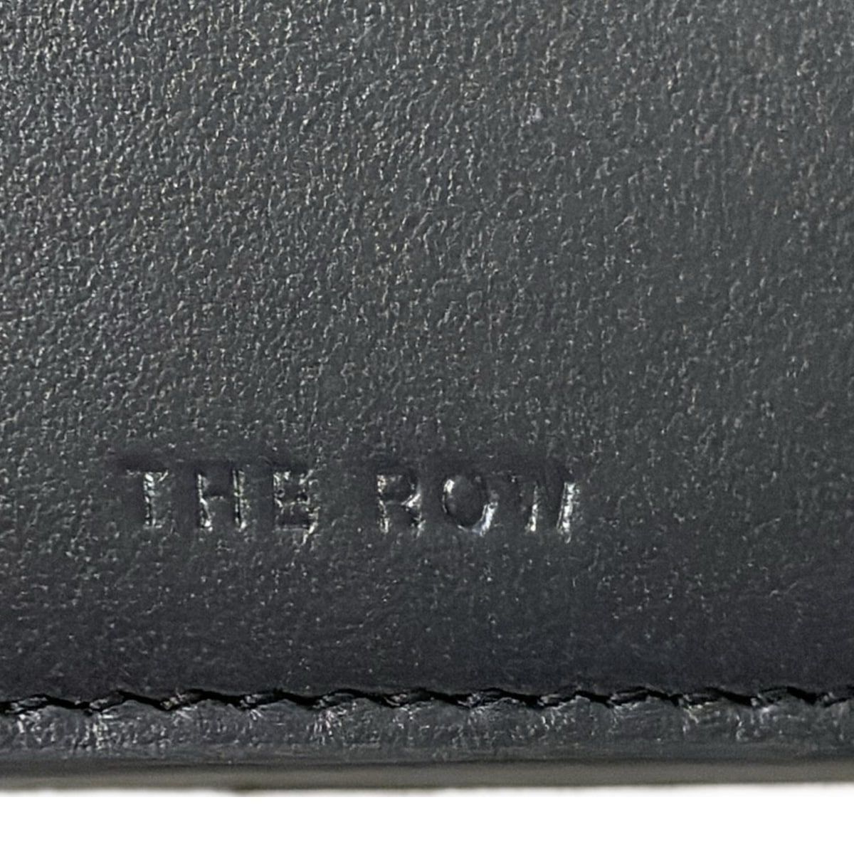 THE ROW(ザロウ) コインケース - ダークネイビー カードケース付き/L字