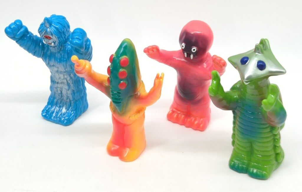マウラトーイ 秘密怪獣シリーズ 指人形 4体セット マウラトーイ 指人形