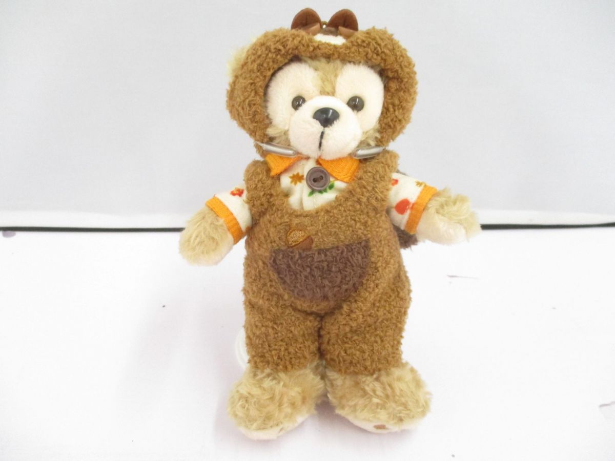 ディズニー ダッフィー ぬいぐるみバッジ 秋のぼうけん ぬいば 中古品