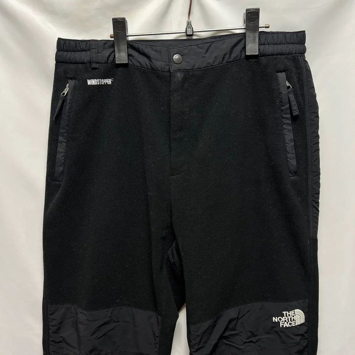 L THE NORTH FACE ザ ノース フェイス デナリ ウィンドストッパー フリース 起毛 ブラック パンツ