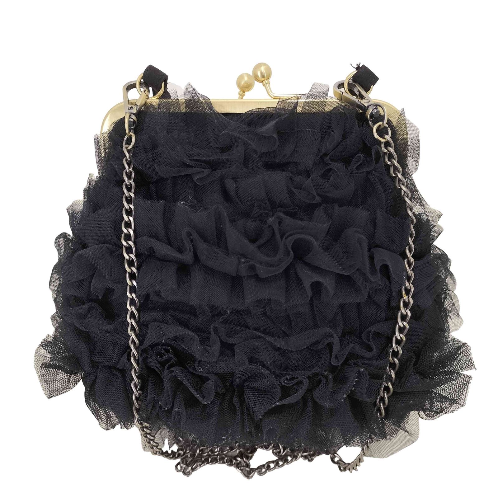 Bibiy. ODETTE TULLE BAG bibiy ODETTE TULLE BAG がま口 チュール 