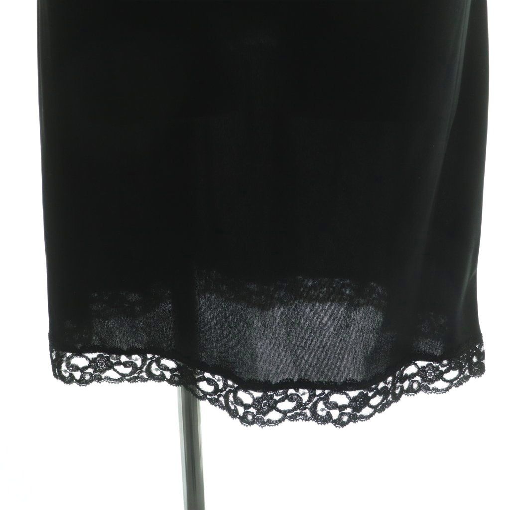 ベッツィージョンソン BETSEY JOHNSON シルクワンピース 半袖 膝丈