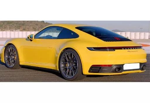 ミニカー 1|18 ポルシェ 911 カレラ 4 S 2019 イエロー