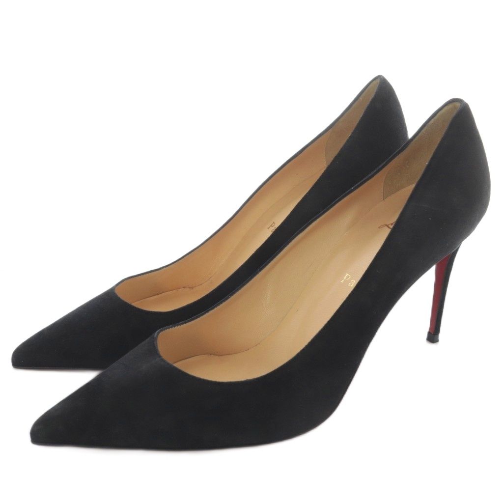 クリスチャンルブタン Christian louboutin スエード ポインテッドトゥ