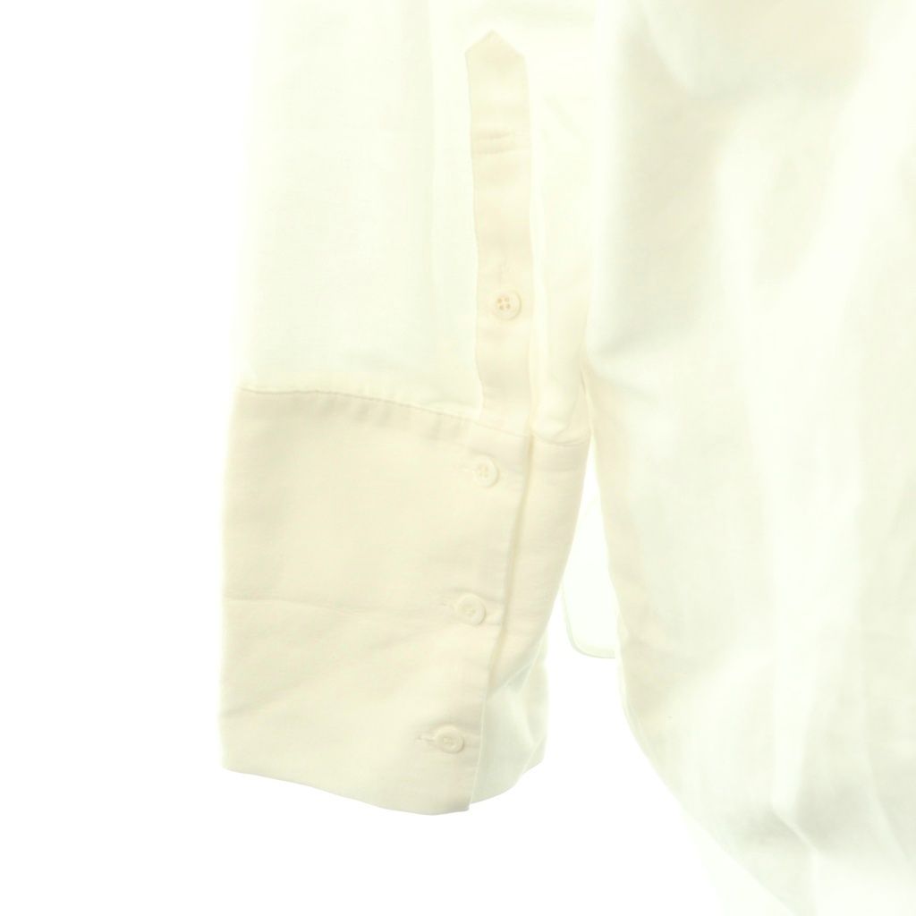 エンフォルド ENFOLD 長袖シャツ バンドカラー 38 ホワイト /ES □OS