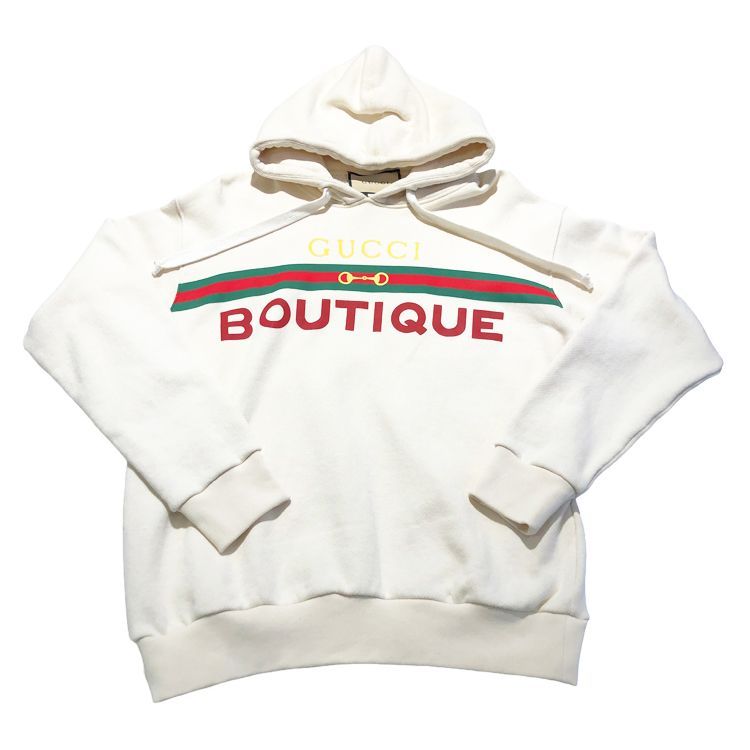 GUCCI グッチ シェリーライン BOUTIQUE プリント プルオーバーパーカー 