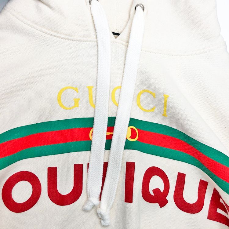 GUCCI グッチ シェリーライン BOUTIQUE プリント プルオーバーパーカー 