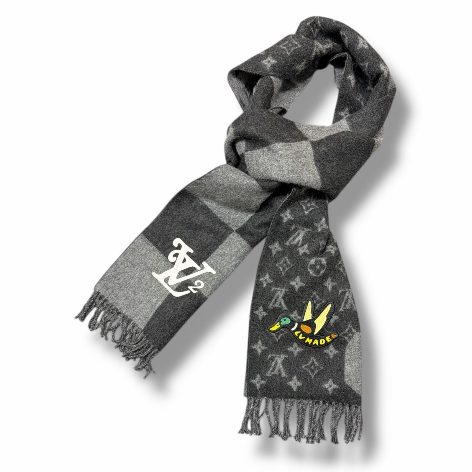 LOUIS VUITTON × NIGO cashmere muffler カシミヤマフラー ストール