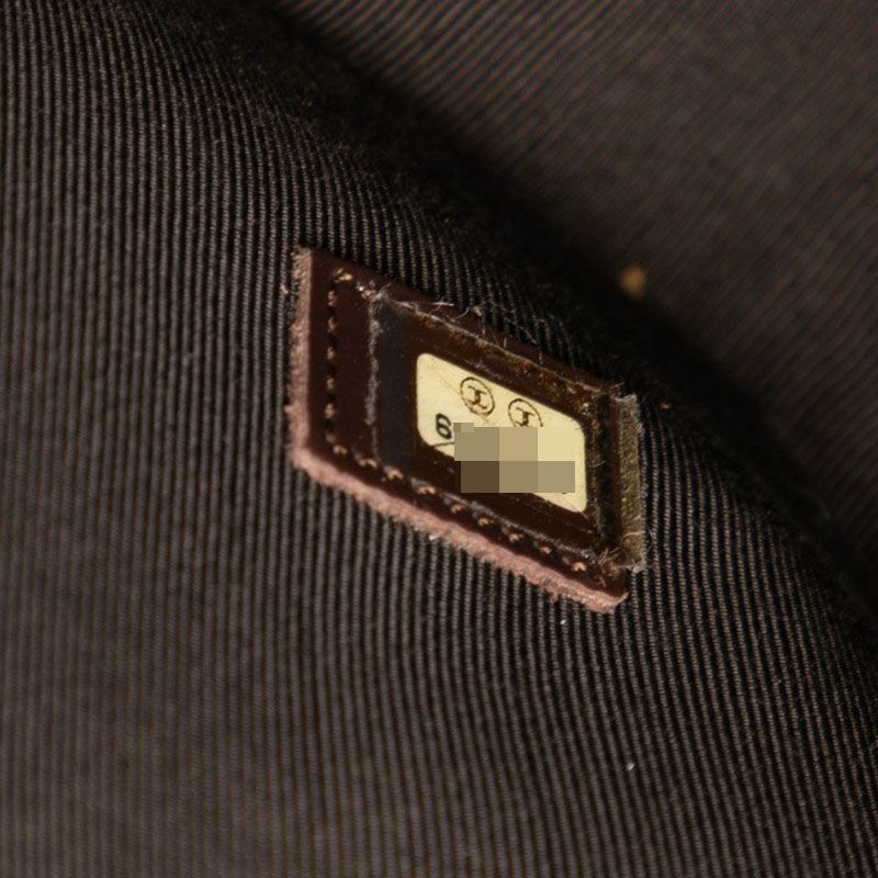 シャネル ロゴ ハンドバッグ トートバッグ ショルダーバッグ ブラウン