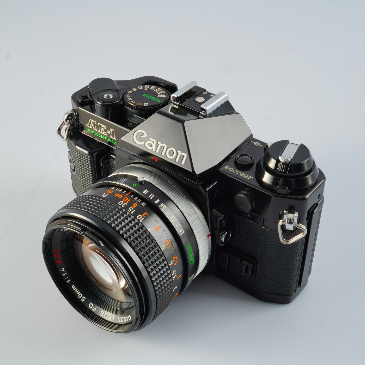 CLA'd】 Canon キヤノン AE-1 Program Black + FD 50mm F/1.4 S.S.C.