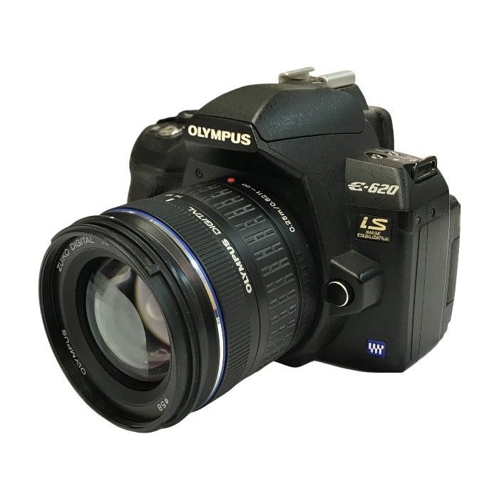 OLYMPUS デジタル一眼カメラ ダブルズームキット ブラック 標準/望遠