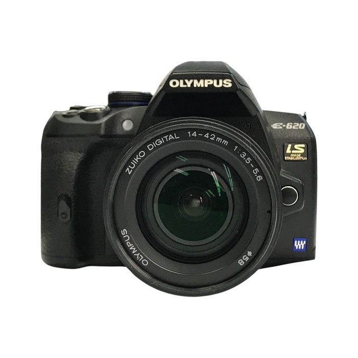 OLYMPUS デジタル一眼カメラ ダブルズームキット ブラック 標準/望遠