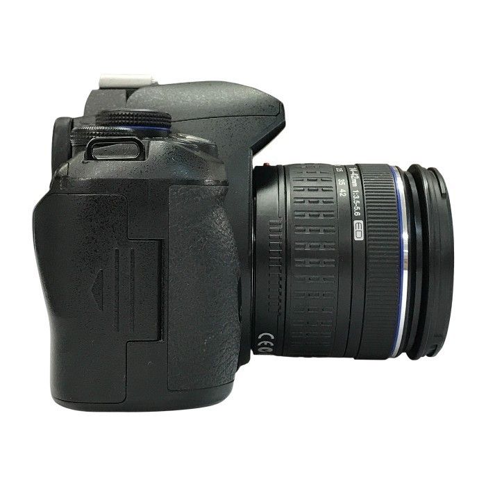 OLYMPUS デジタル一眼カメラ ダブルズームキット ブラック 標準/望遠