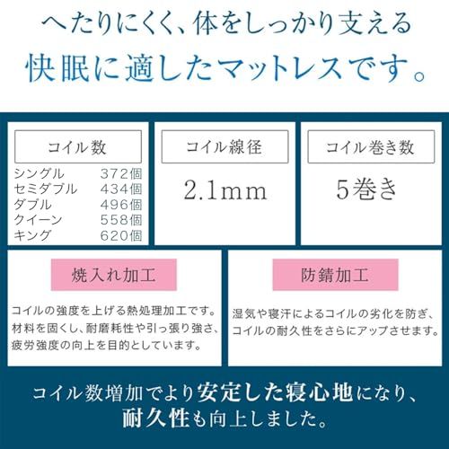  迅速に発送 タンスのゲン マットレス シングル 厚み20 cm 高密度 ボンネルコイル ベッドマット 通気性 ホワイト 98104 8 a 7 db 5 bd その他 キッチン 食器