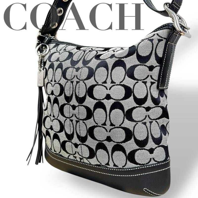 極美品☆COACH コーチ☆ショルダーバッグ 肩掛け 斜め掛け 2way
