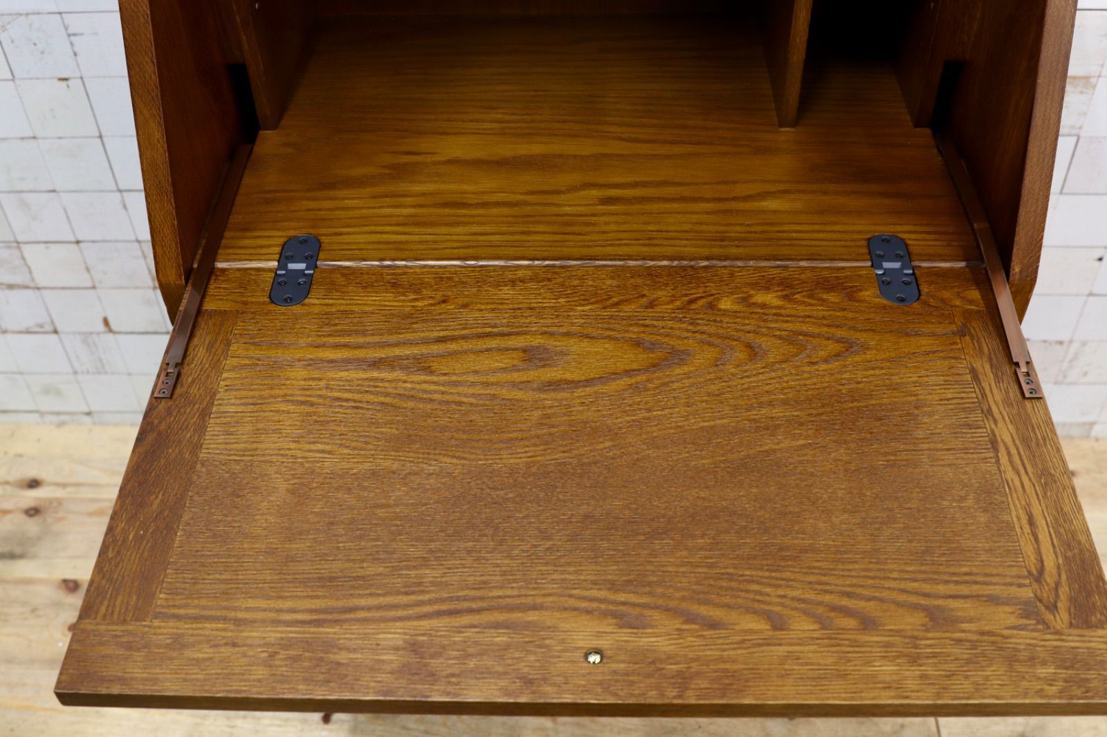 GMIH398○えぞ民芸家具 / EZO 蝦夷民芸家具 ライティングビューロー