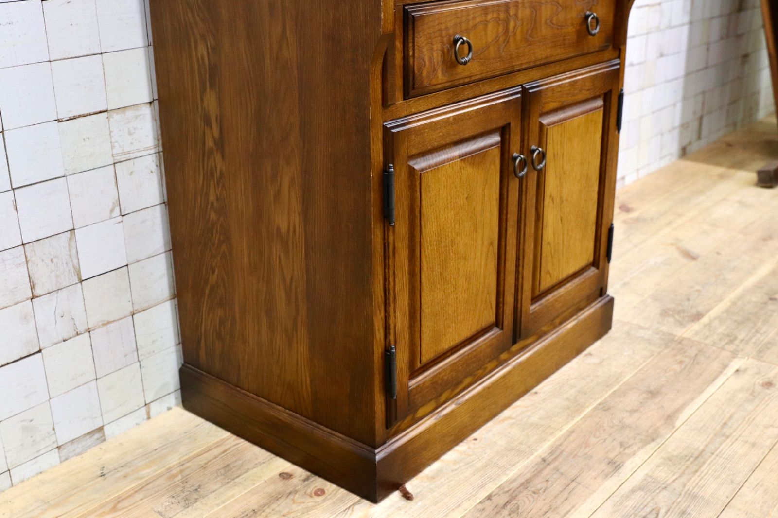 GMIH398○えぞ民芸家具 / EZO 蝦夷民芸家具 ライティングビューロー