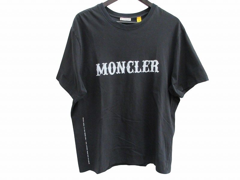 モンクレール MONCLER Tシャツ 半袖 フラグメント 藤原ヒロシ ブラック