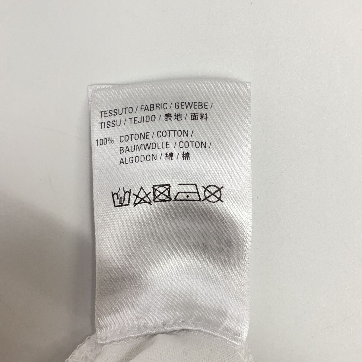 メンズ BALENCIAGA バレンシアガ 19年 583917 ﾎﾜｲﾄ Shifted T-shirt S