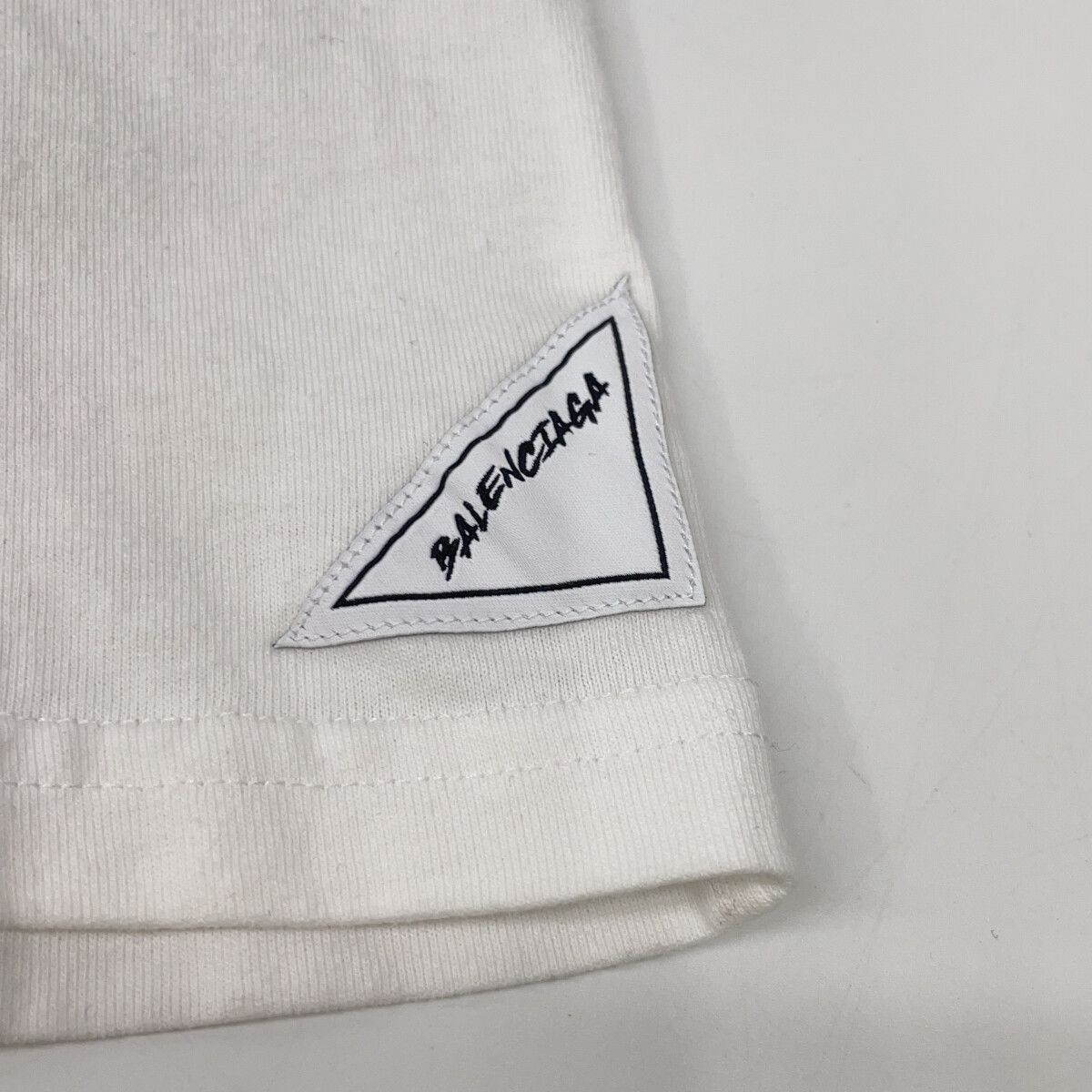 メンズ BALENCIAGA バレンシアガ 19年 583917 ﾎﾜｲﾄ Shifted T-shirt S