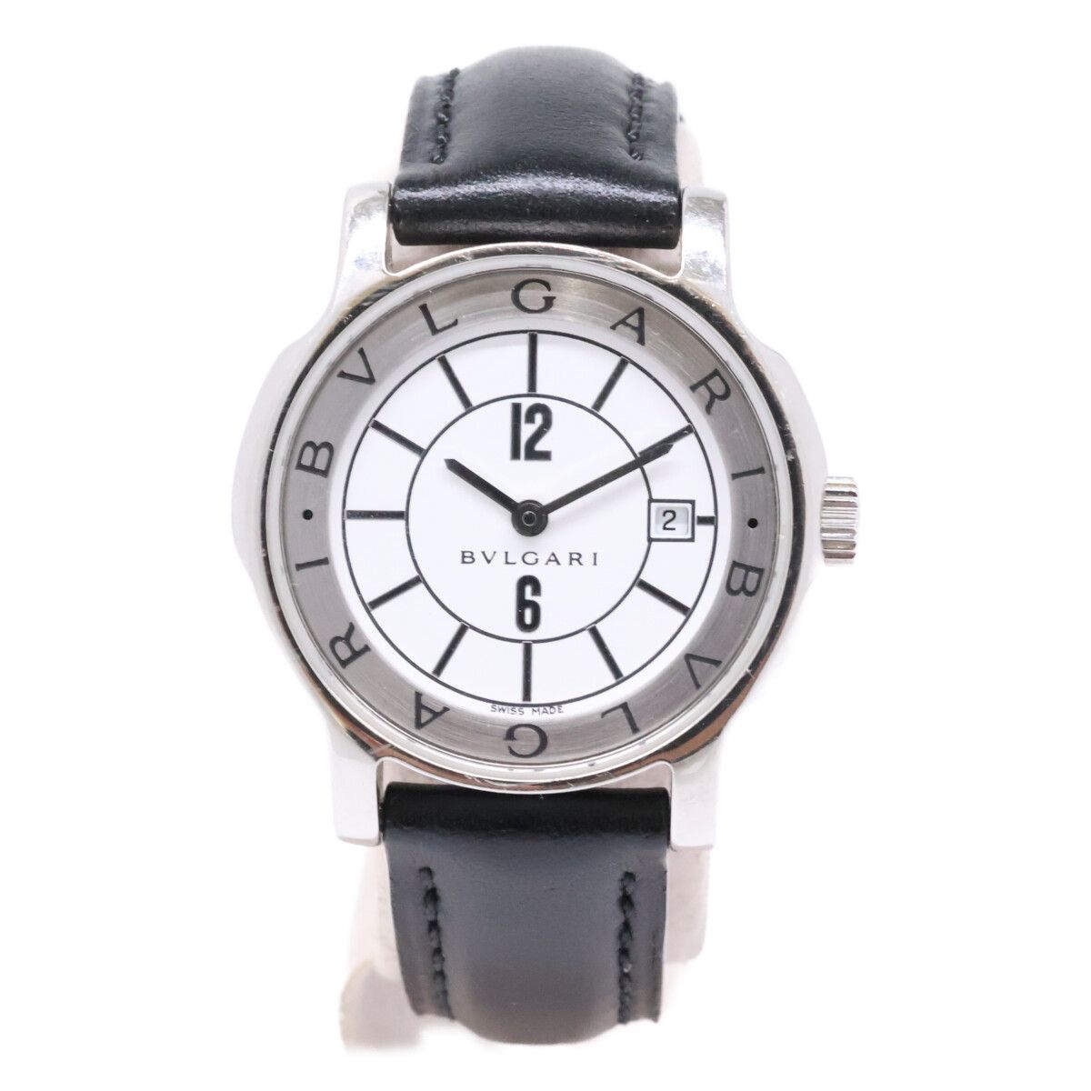 BVLGARI ブルガリ 【美品】ST29S ソロテンポ デイト クオーツ - メルカリ
