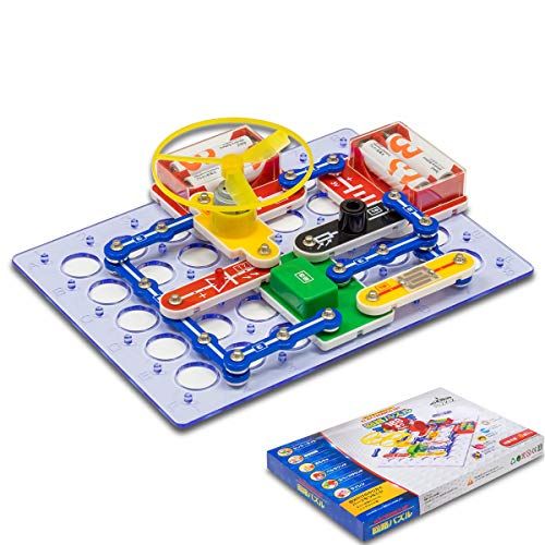 RiZKiZ 回路パズル 実験数188通り 電子回路 イラスト付 日本語ガイド 電子キット 電気 はんだ付け不要 おもちゃ 入門 ブロックpo 658 b 8061