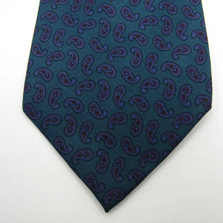 クリスチャンディオール ブランド ネクタイ ペイズリー柄 シルク PO