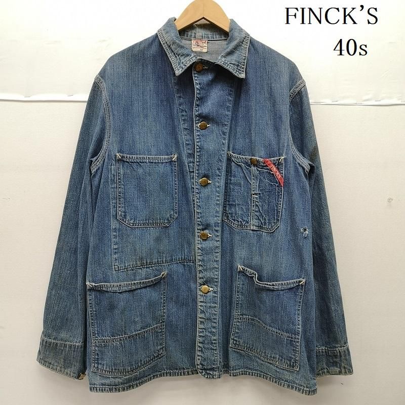 ヴィンテージ FINCK'S デニム カバーオール 40s 50s メンズ 40 ISItems