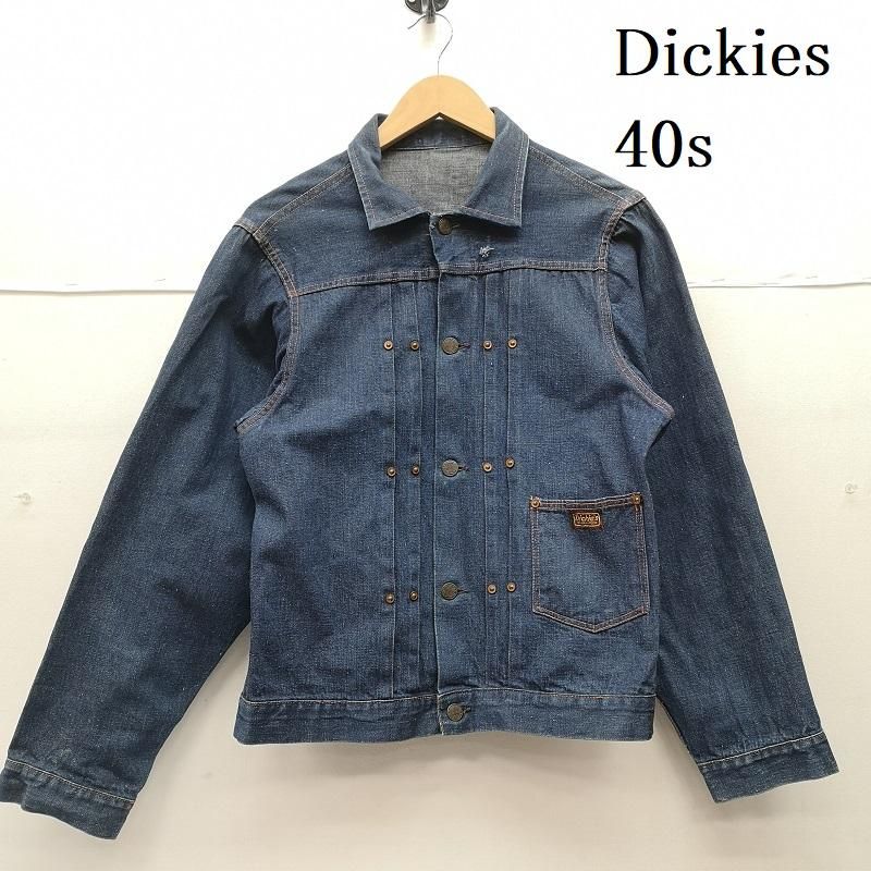 ディッキーズ 40s 1stタイプ バックルバック デニム ジャケット メンズ