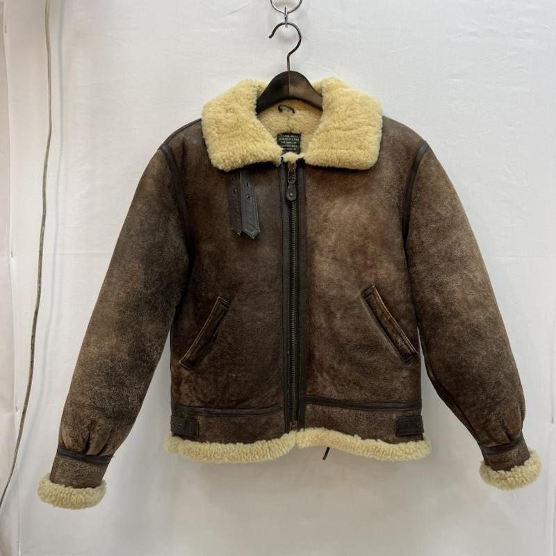 ドッグファイト B-3 シープスキン レザー ムートン フライトジャケット