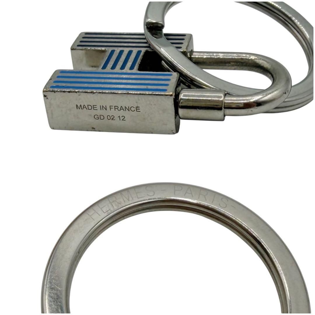 ⭐️良品⭐️ エルメス Hカデナ クイズ レインボー キーリング Hロゴ