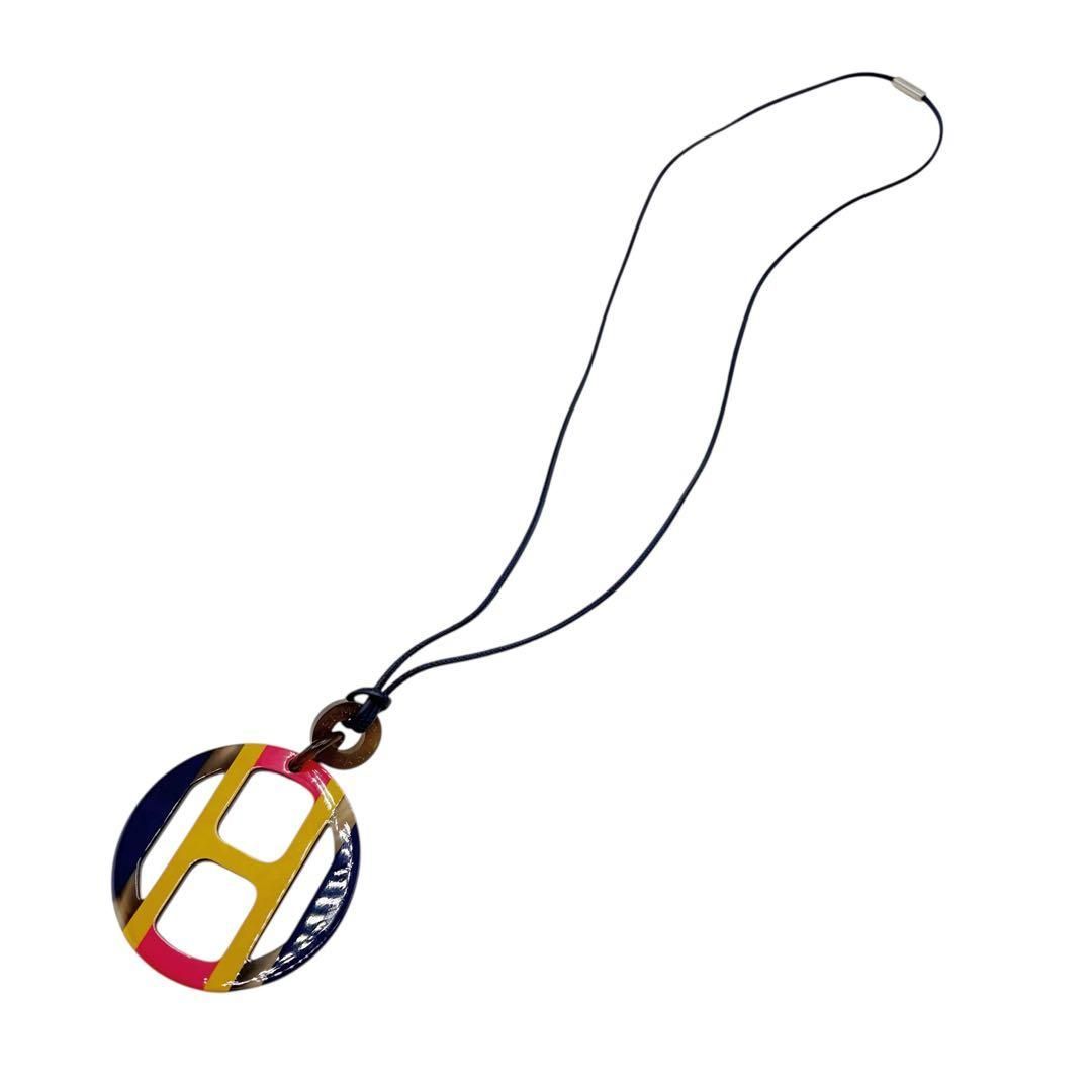 ⭐️未使用⭐️エルメス Hエキップ ネックレス バッファローホーン