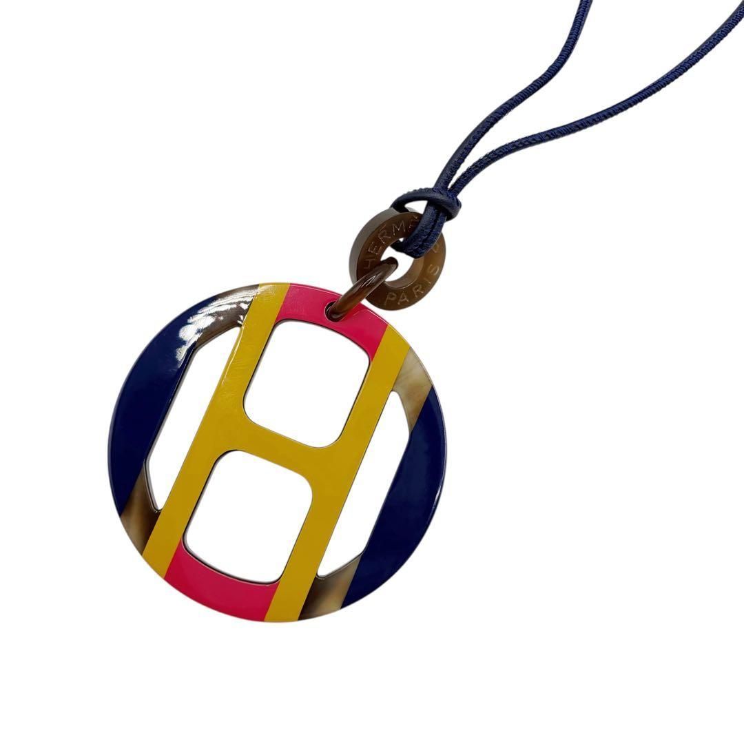 ⭐️未使用⭐️エルメス Hエキップ ネックレス バッファローホーン