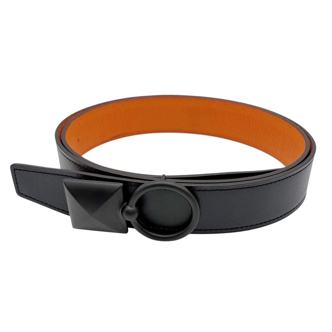 ⭐️美品⭐️ エルメス ベルト メドールXO 90 レザー ブラック - メルカリ