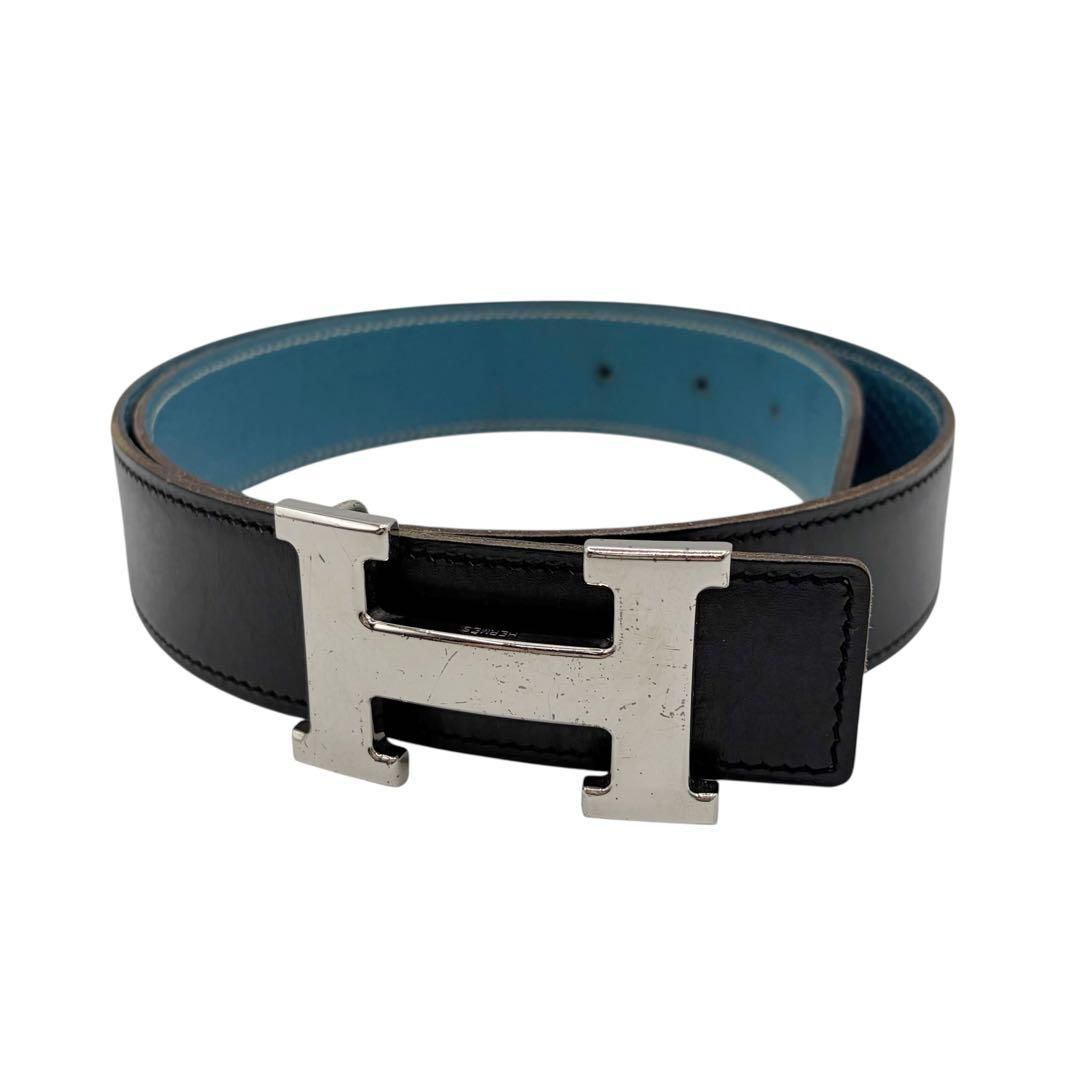 ⭐️良品⭐️ エルメス コンスタンス Hベルト 75 ブルージーン - メルカリ