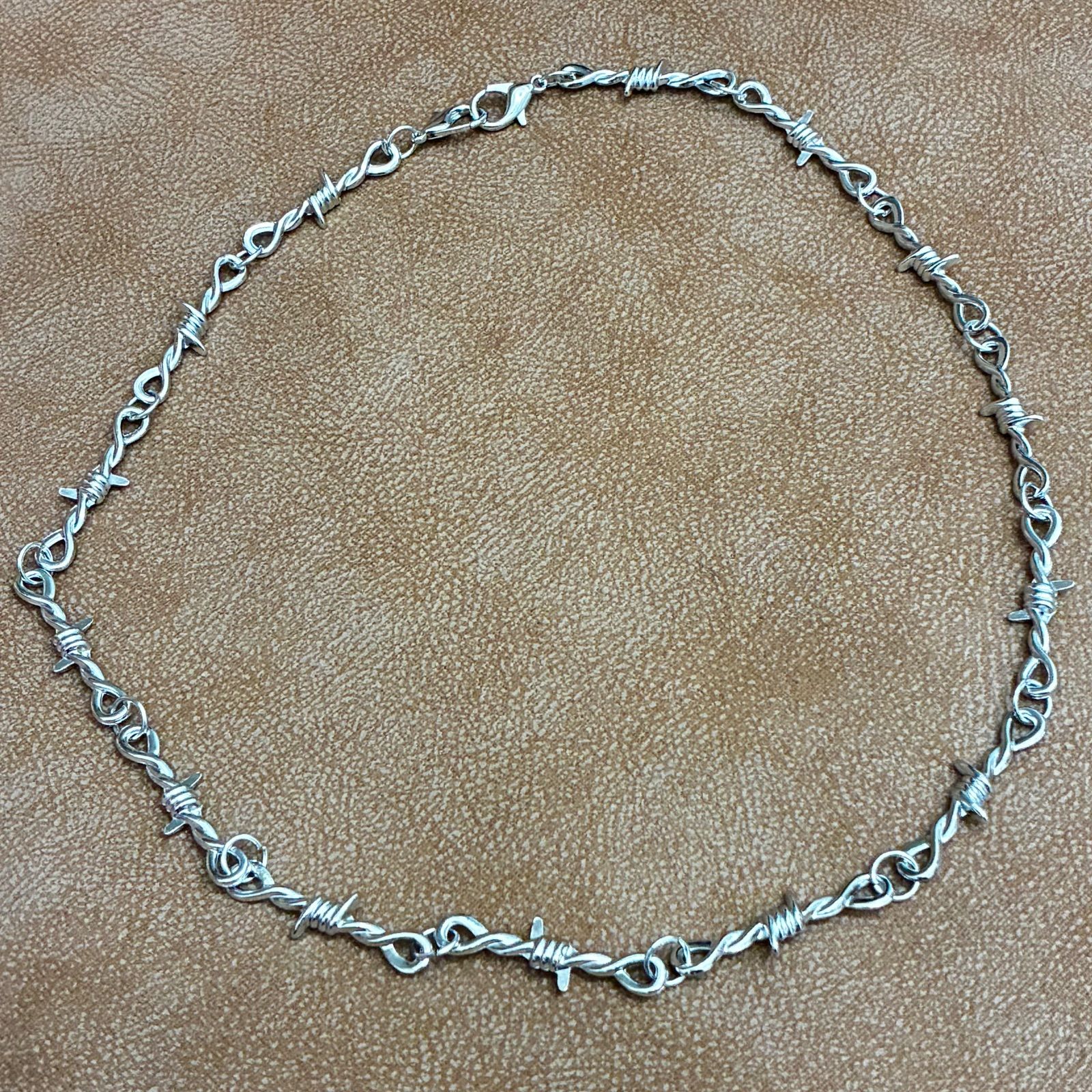 新品 3way ネックレス 有刺鉄線 トゲ ハンギング ヴィンテージ