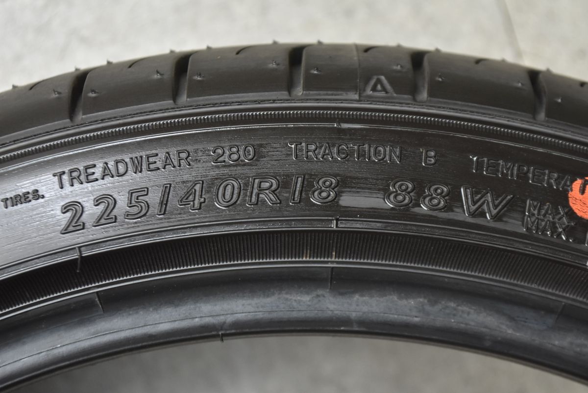 新車外し】ダンロップ SPスポーツマックス050 225/40R18 25年製造 4本 