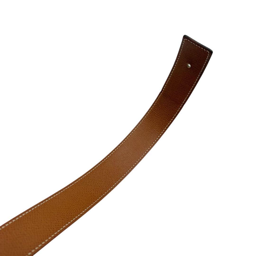 ⭐️良品⭐️ エルメス レザー ベルト 70 ブラウン ブラック - メルカリ