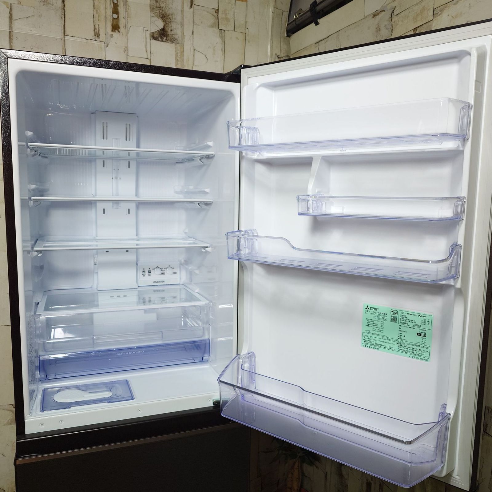 2023年製】 極美品 家電 冷凍冷蔵庫 MITSUBISHI 三菱 MR-CX37H-T1 365L