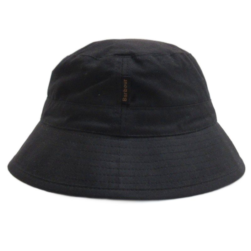バブアー Barbour オイルド バケットハット 帽子 2002107 ブラック S