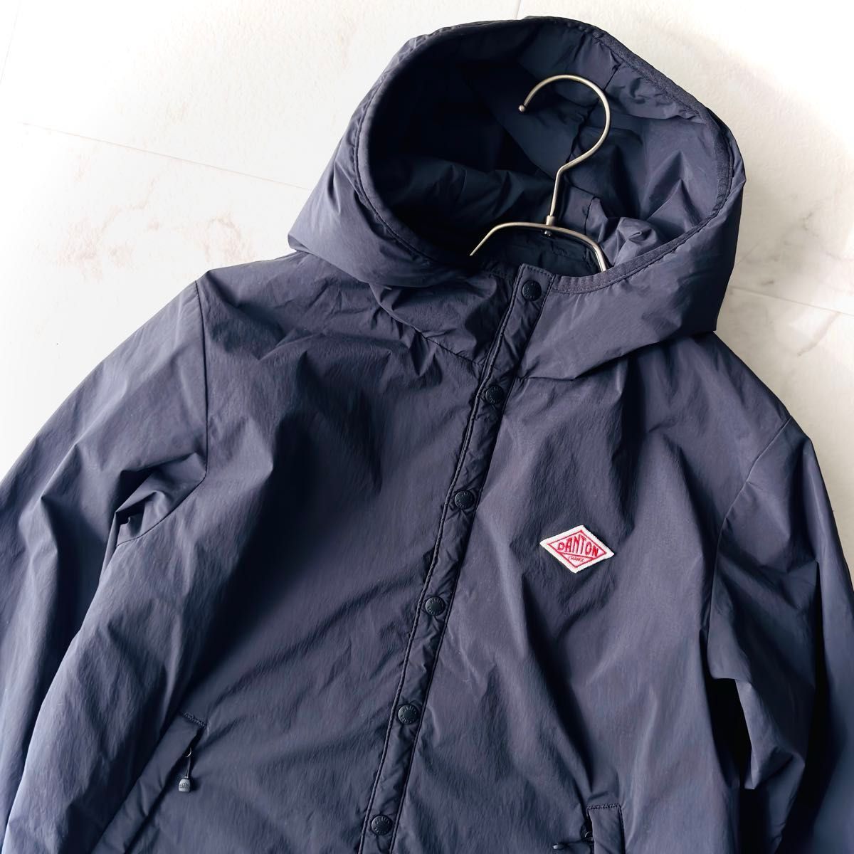 cnr0089* 美品 DANTON ダントン フード付 インサレーション ナイロン
