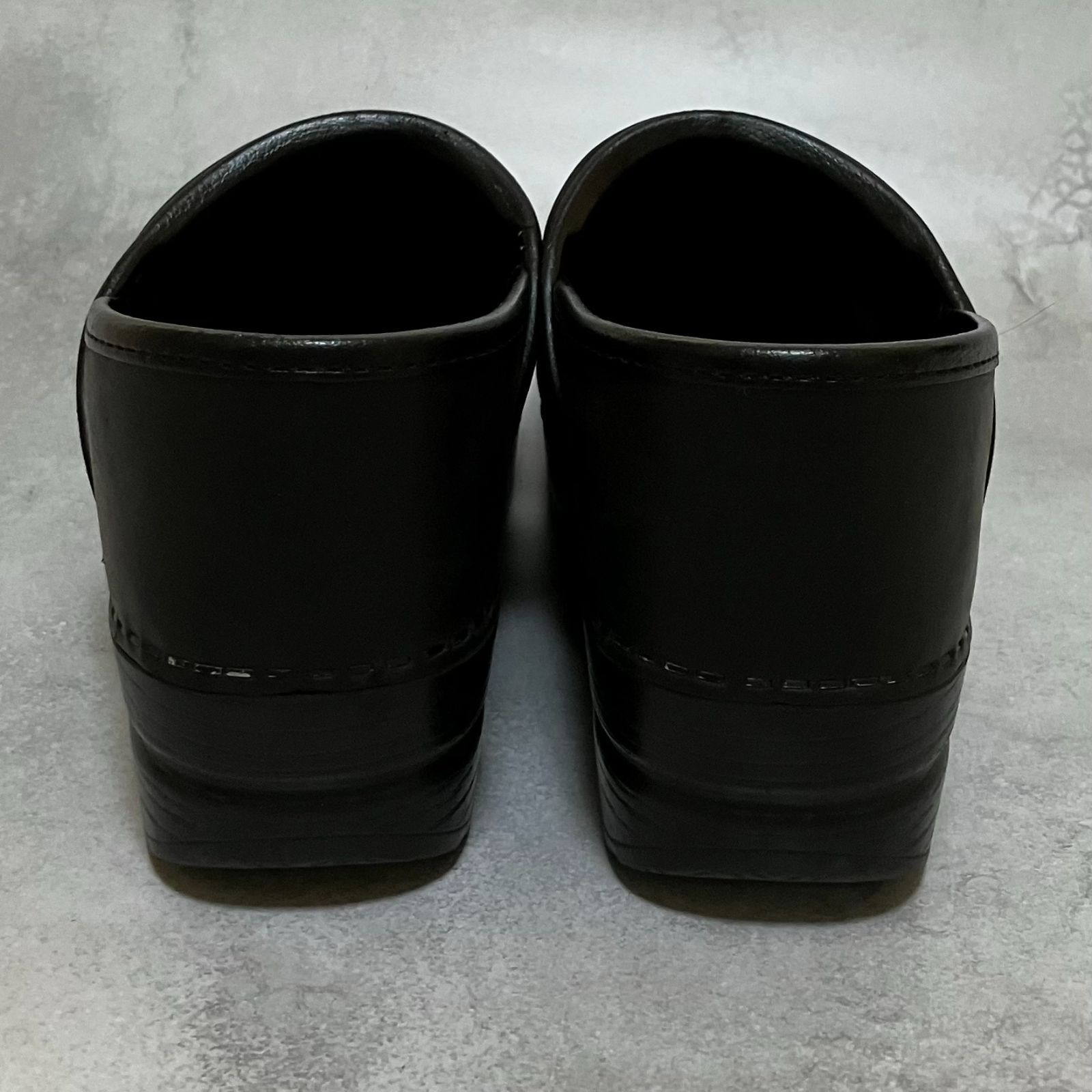 DANSKO ダンスコ プロフェッショナル レザー クロッグシューズ 黒 38