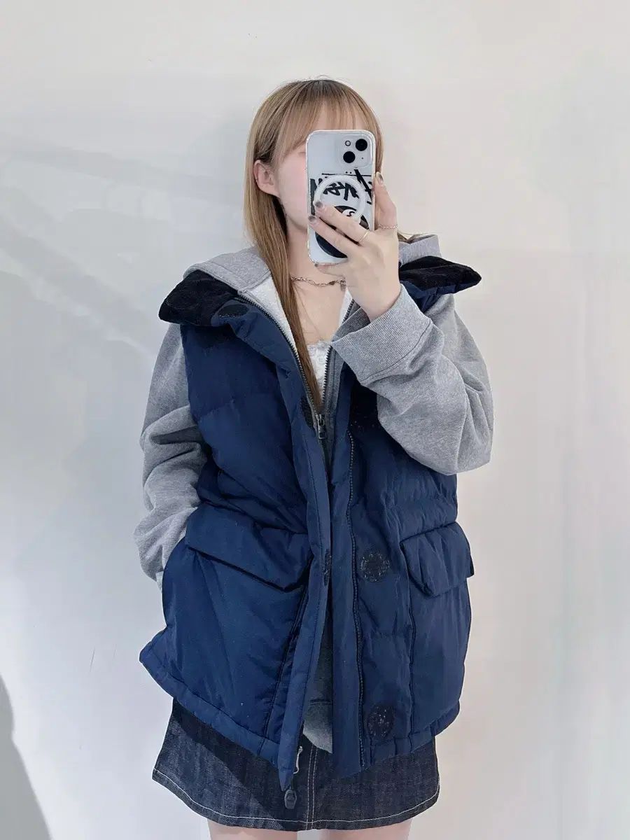 THE NORTH FACE ザノースフェイス ホワイトレーベル ネイビー ダウン