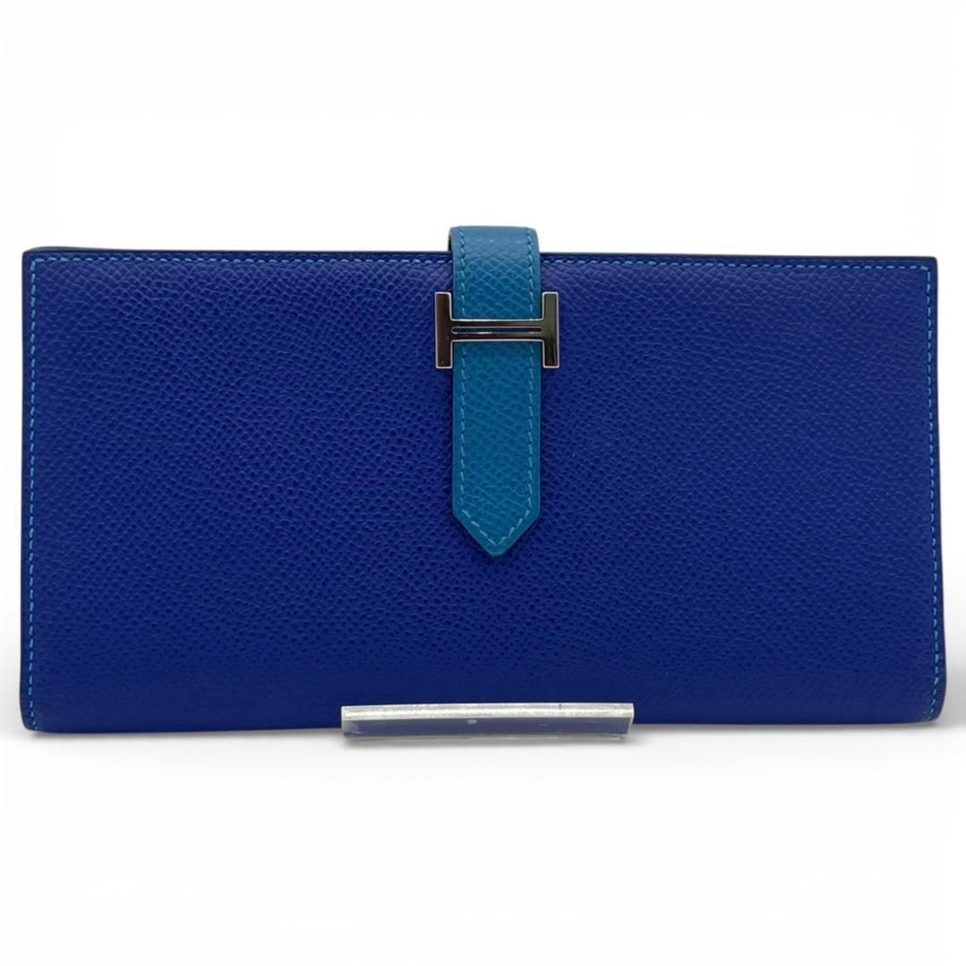 新品同様】エルメス HERMES 二つ折り長財布 ベアンスフレ ヴォー