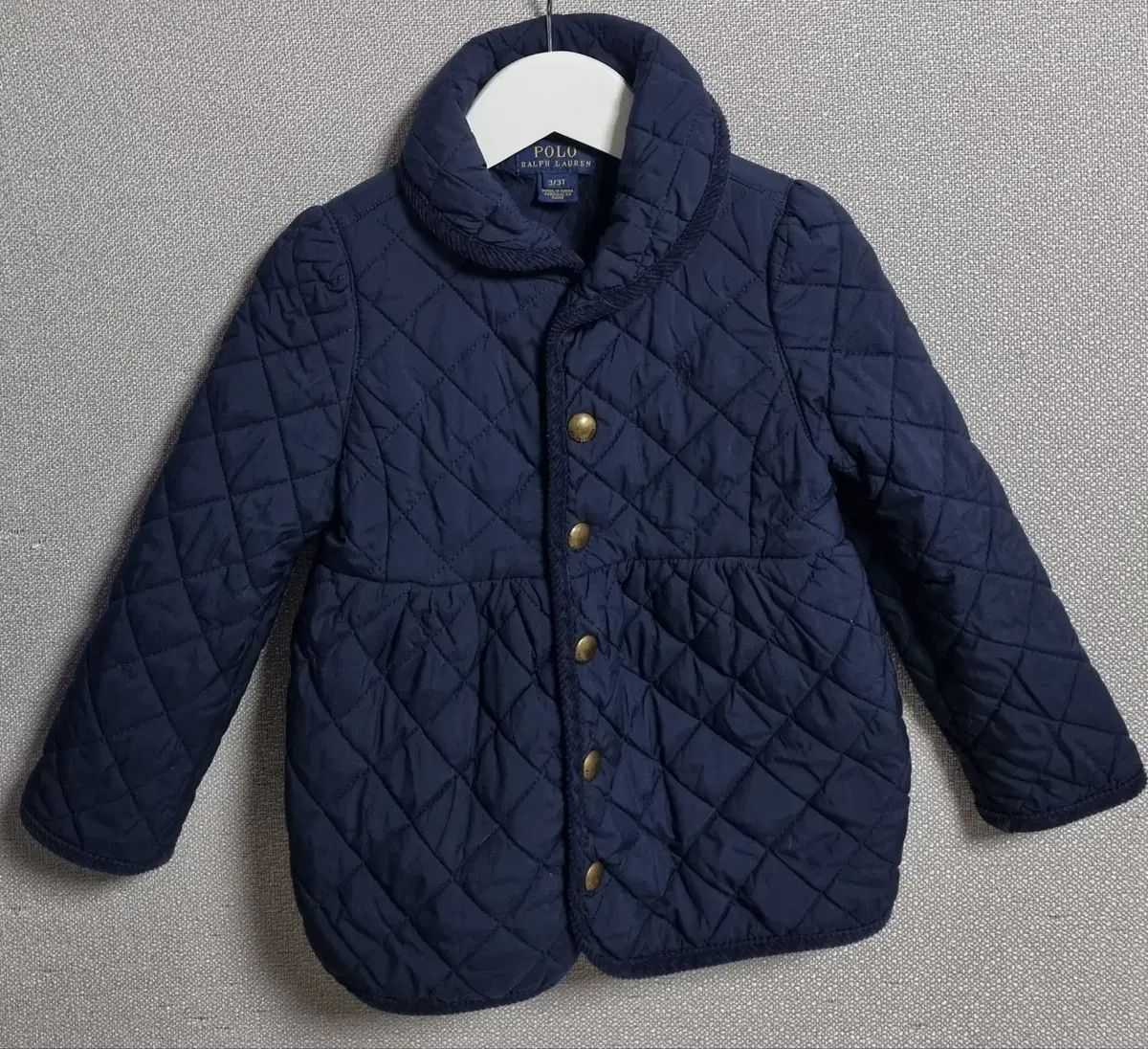 キッズ) 3T) ポロラルフローレン ネイビー キルティングジャケット
